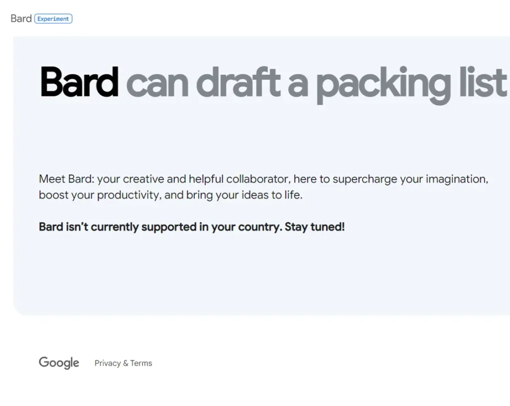 how to get access to Bard