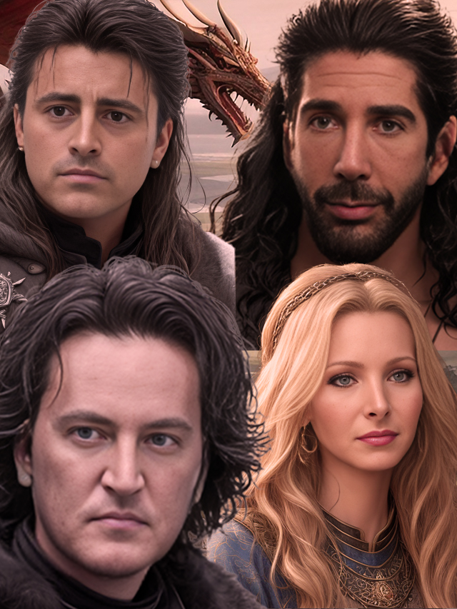 Friends Characters reimagined as characters from Game of Thrones