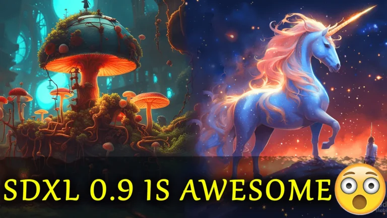 SD XL 0.9 stable diffusion new model is awesome